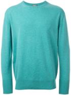 N.peal 'the Oxford' Crew Neck Jumper - Green
