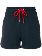 Emporio Armani Logo Track Shorts - Blue