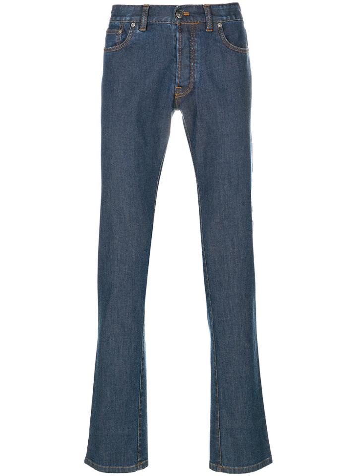 Brioni Straight Jeans - Blue