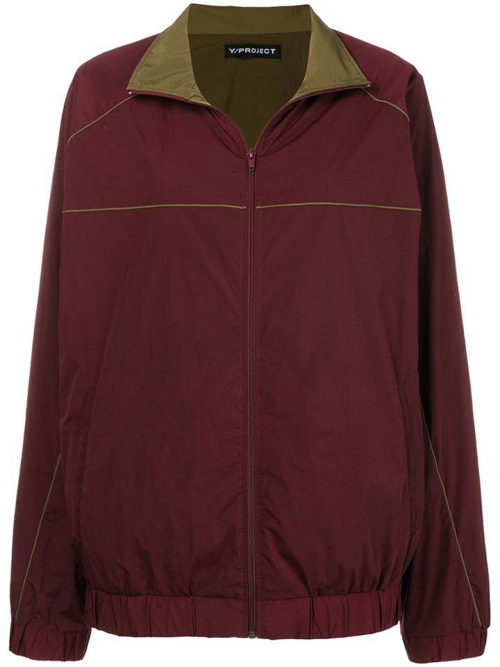 Y / Project Oversized Parka Jacket - Red