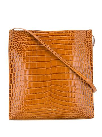 Frenzlauer Crocodile Embossed Tote Bag - Neutrals