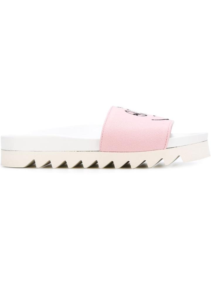 Joshua Sanders 'barbapapa' Slider Sandals