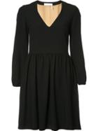 A.l.c. V-neck Short Dress, Women's, Size: 8, Black, Silk