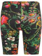 Paco Rabanne Floral Print Cycling Shorts - Green