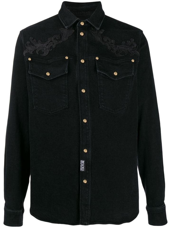 Versace Jeans Couture Denim Shirt - Black
