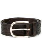 Orciani Classic Buckle Belt, Men's, Size: 110, Brown, Leather