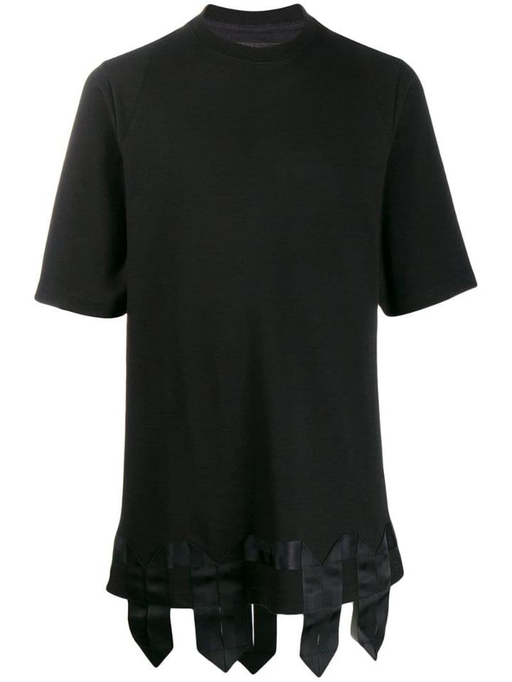 D.gnak Webbed Trim T-shirt - Black