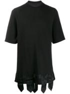 D.gnak Webbed Trim T-shirt - Black