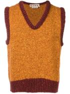 Marni Sleeveless Sweater - Yellow & Orange