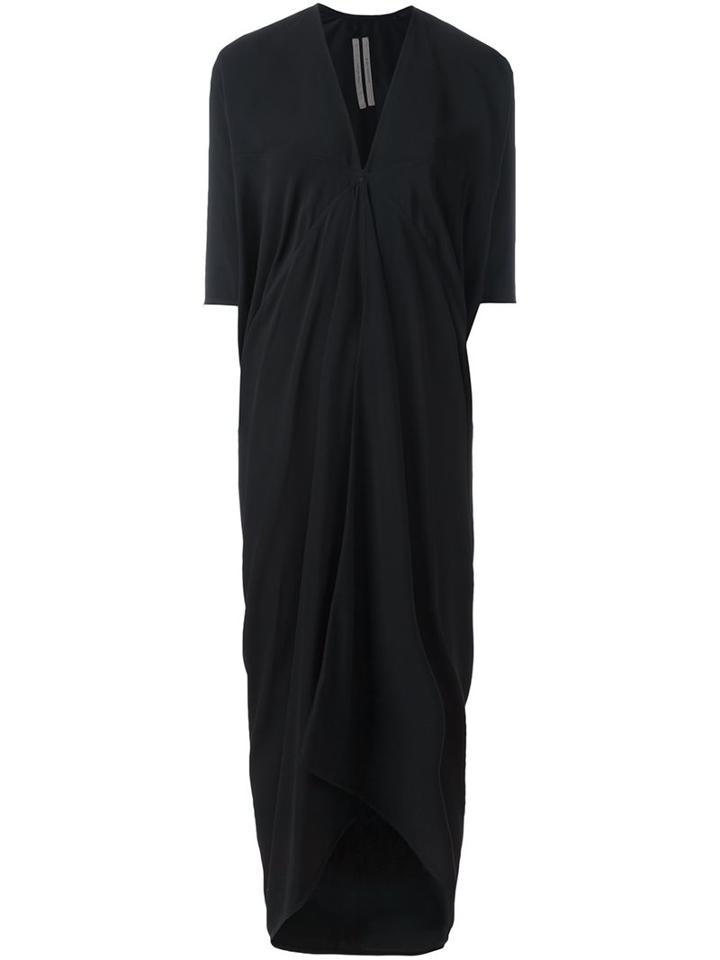 Rick Owens Draped V-neck Dress