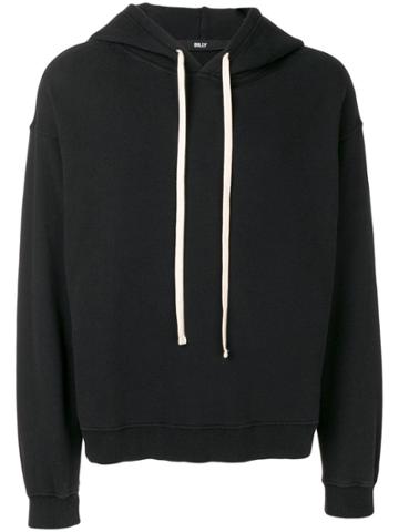 Billy Los Angeles Contrasting Drawstring Hoodie - Black