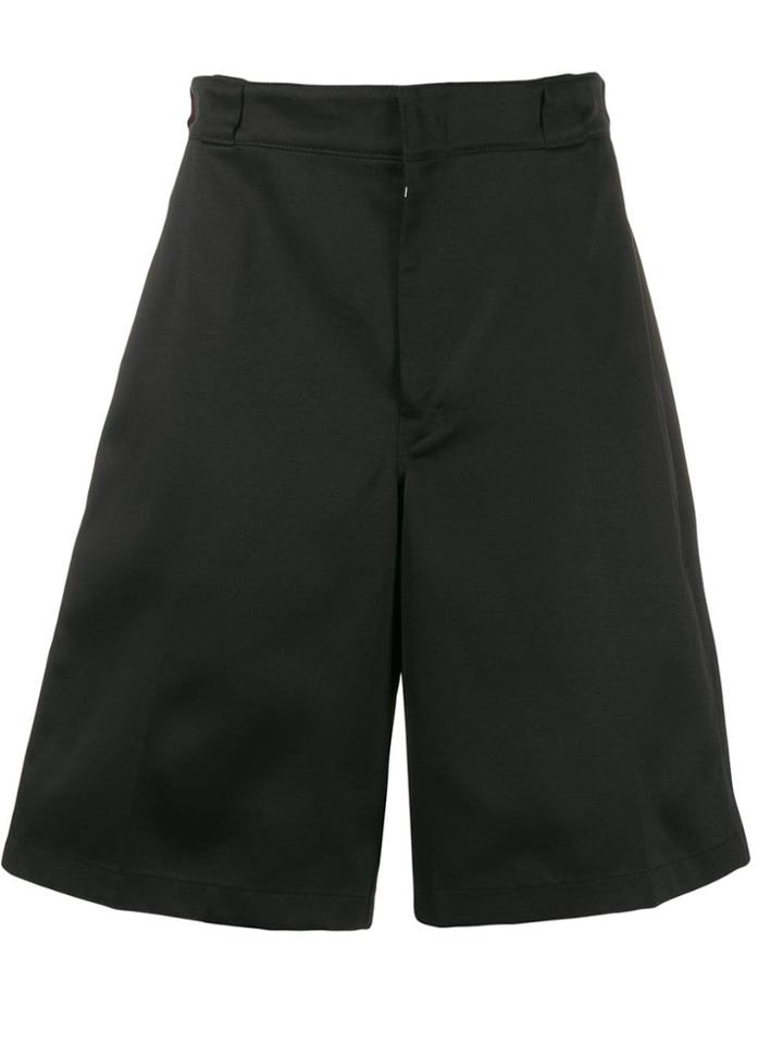 Prada Tailored Wide Leg Shorts - Black