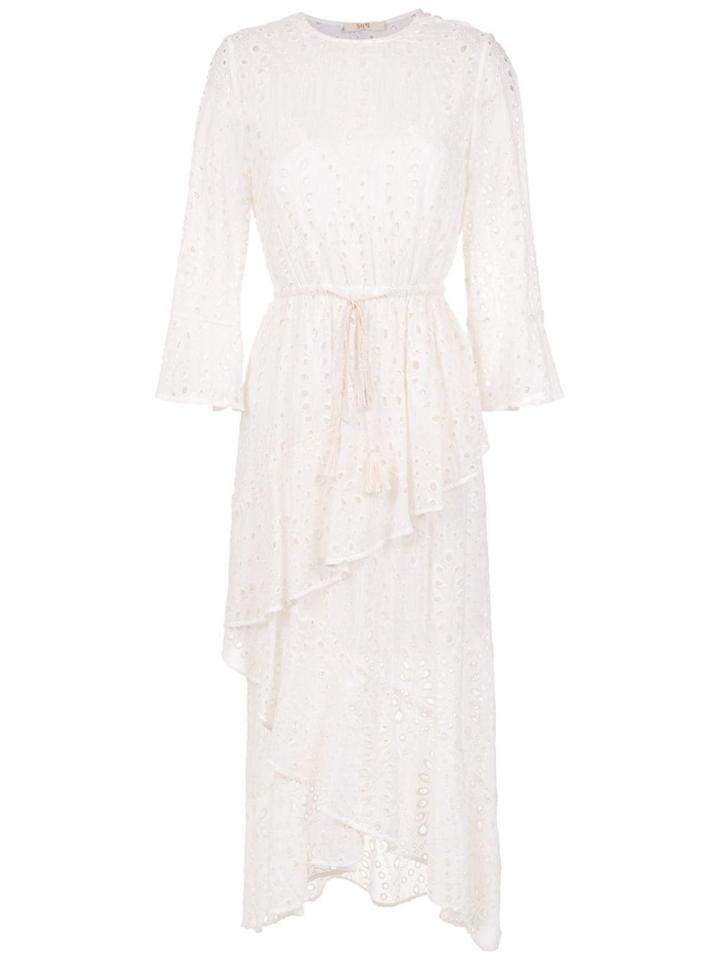 Nk Layered Midi Dress - White