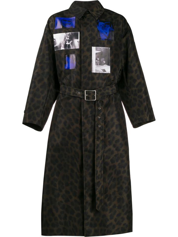 Raf Simons Animalier Car Coat - Black
