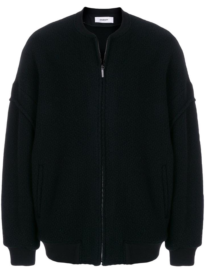 Chalayan Blanket Zipped Jacket - Black