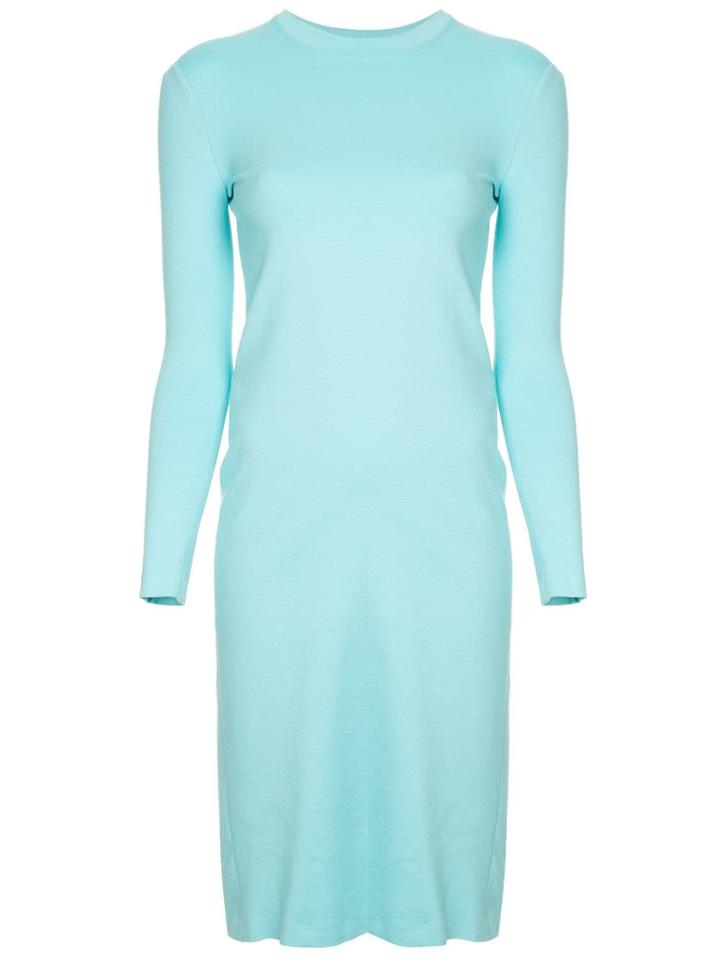 Rosetta Getty Longline Plain Blouse - Blue