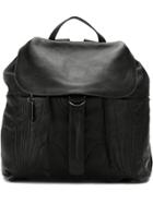 Mara Mac Stitched Backpack - Black