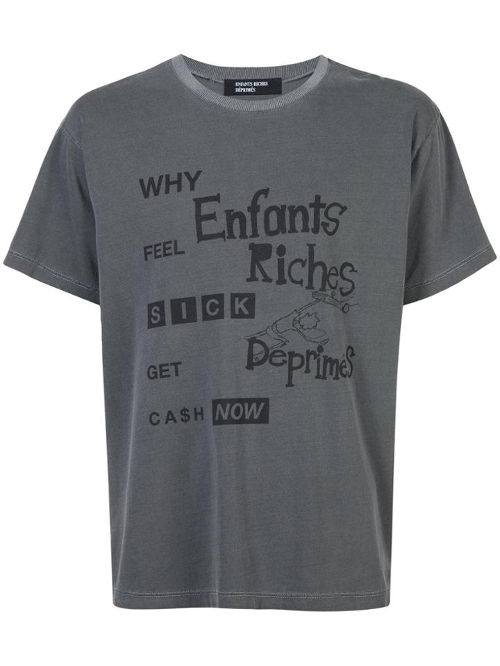 Raf Simons Front Print T-shirt - Nude & Neutrals