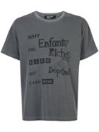 Raf Simons Front Print T-shirt - Nude & Neutrals