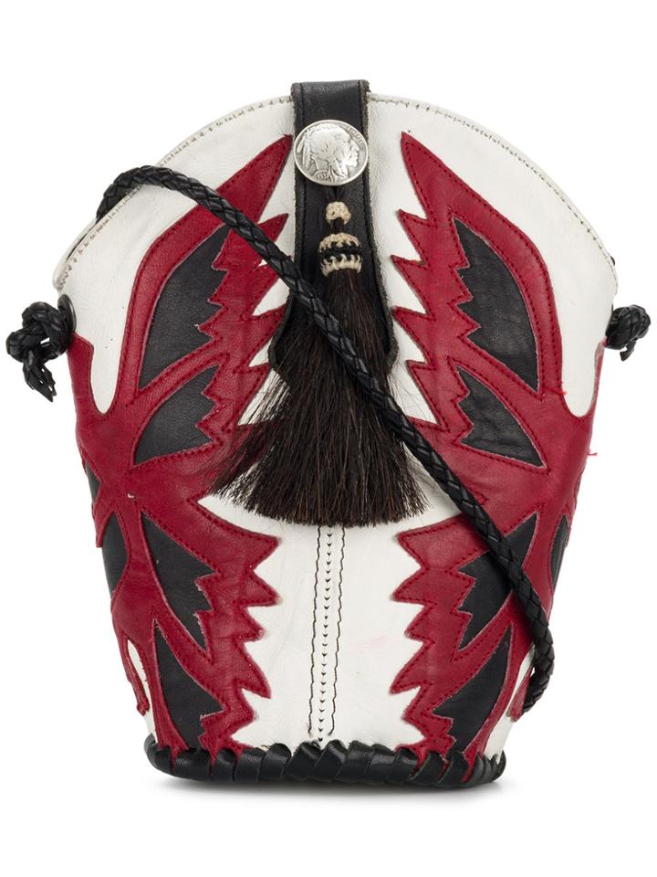 Jessie Western Patterned Bucked Shoulder Bag - Multicolour