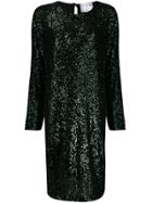 In The Mood For Love Elisa Sequin Midi Dress - Green