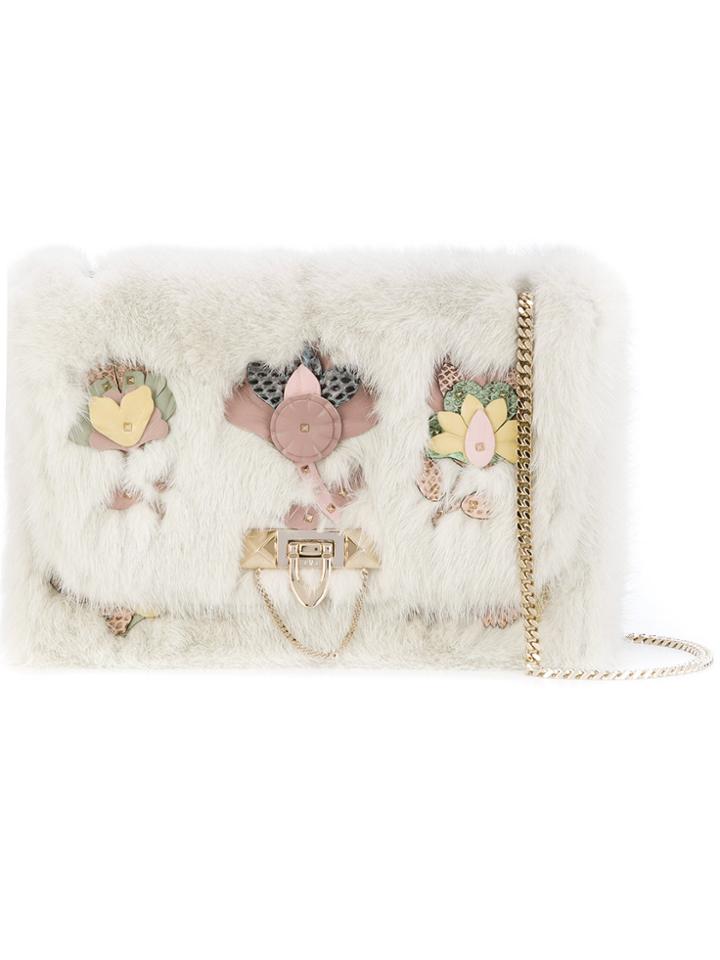 Valentino Valentino Garavani Demilune Small Crossbody Bag - White