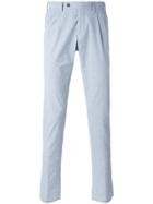 Barba Tapered Tailored Trousers - Blue