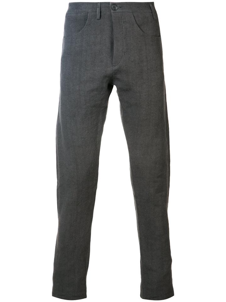 Label Under Construction Regular Trousers - Grey