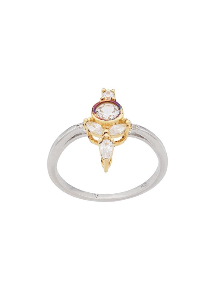 V Jewellery Two-tone Elis Ring - Silver