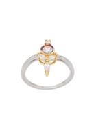 V Jewellery Two-tone Elis Ring - Silver