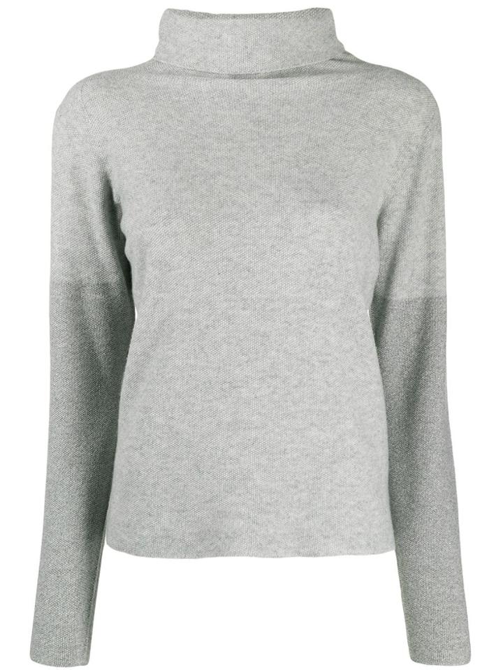 Fabiana Filippi Slim-fit Funnel Neck Jumper - Grey