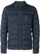 Herno Padded Button-up Jacket - Blue