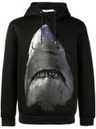 Givenchy - Shark Print Hoodie - Men - Viscose - Xl, Black, Viscose