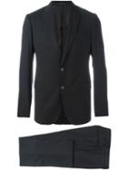 Armani Collezioni Two Piece Suit, Men's, Size: 46, Black, Acetate/viscose/virgin Wool