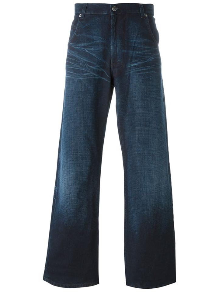 Walter Van Beirendonck Vintage Washed Five Pocket Jeans - Blue