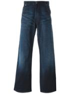 Walter Van Beirendonck Vintage Washed Five Pocket Jeans - Blue