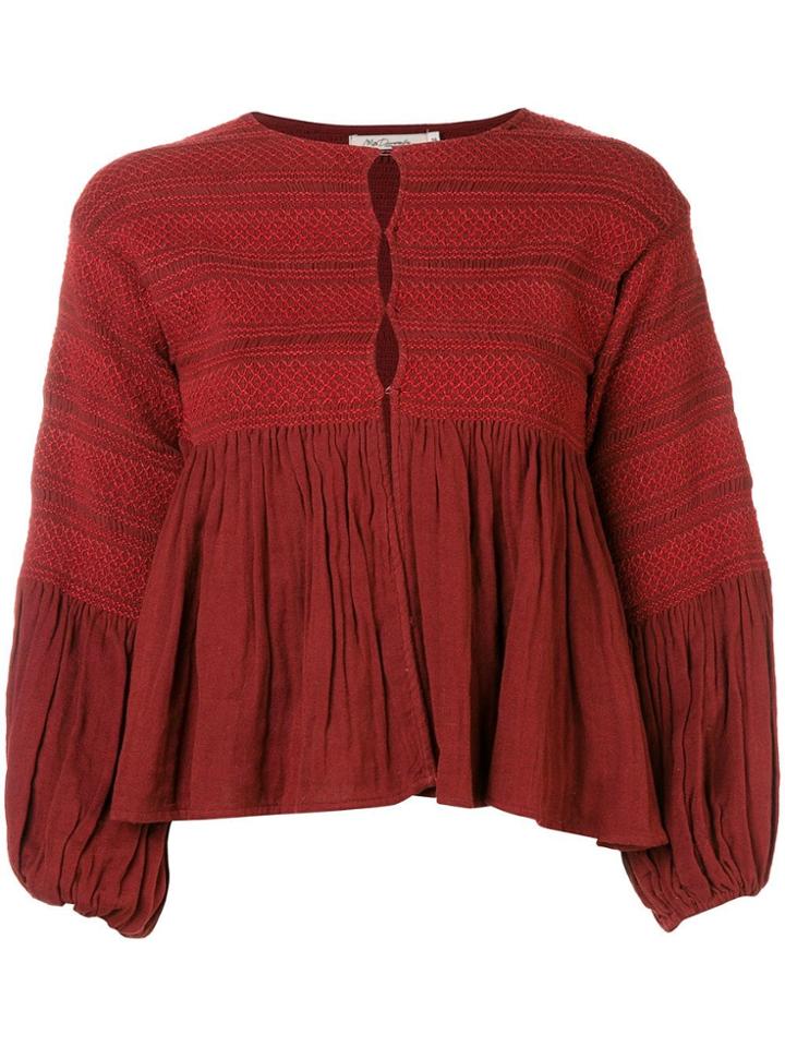 Mes Demoiselles Flared Hem Blouse
