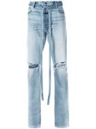 Fear Of God Ripped Jeans - Blue
