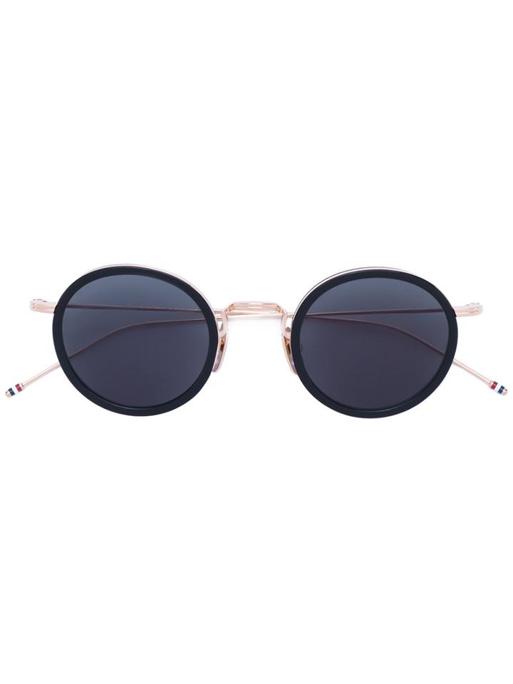 Thom Browne - Round Lens Sunglasses - Unisex - Acetate - 46, Black, Acetate