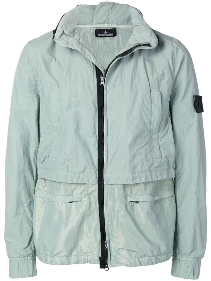 Stone Island Shadow Project Zipped Windreaker Jacket - Grey