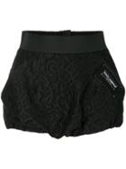 Dolce & Gabbana Lace Brocade Shorts - Black