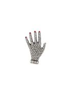 Sonia Rykiel Embellished Hand Pin - Metallic