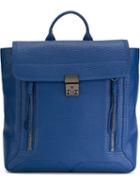 3.1 Phillip Lim Pashli Backpack, Blue, Calf Leather