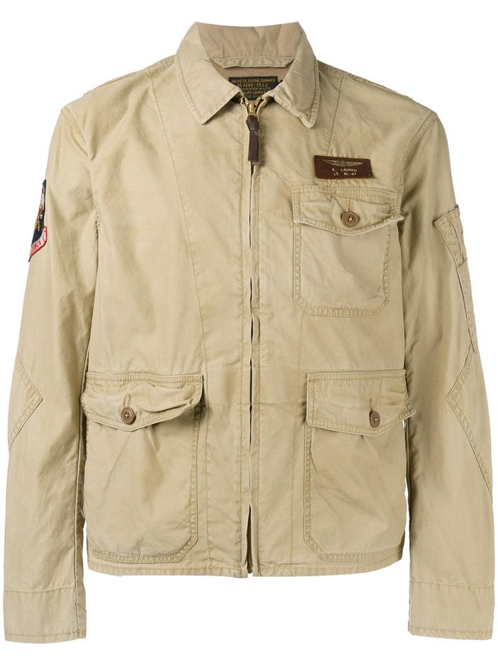 Polo Ralph Lauren - Safari Pockets Lightweight Jacket - Men - Cotton - S, Brown, Cotton
