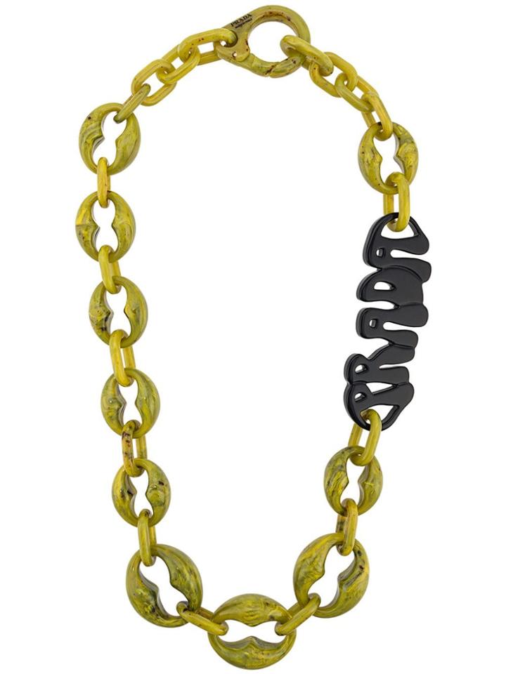 Prada Maxi Necklace - Green