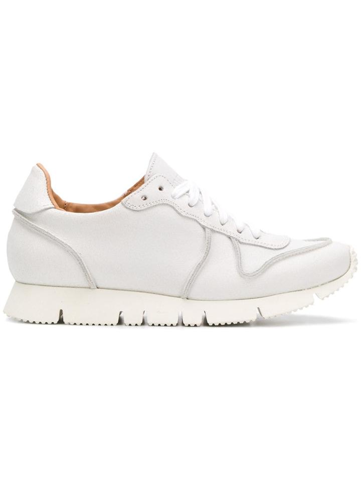 Buttero Chunky Heel Sneakers - White