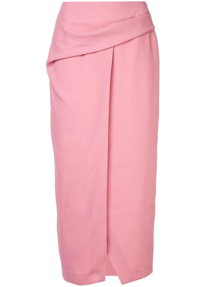 Bianca Spender Allegra Straight-fit Skirt - Pink