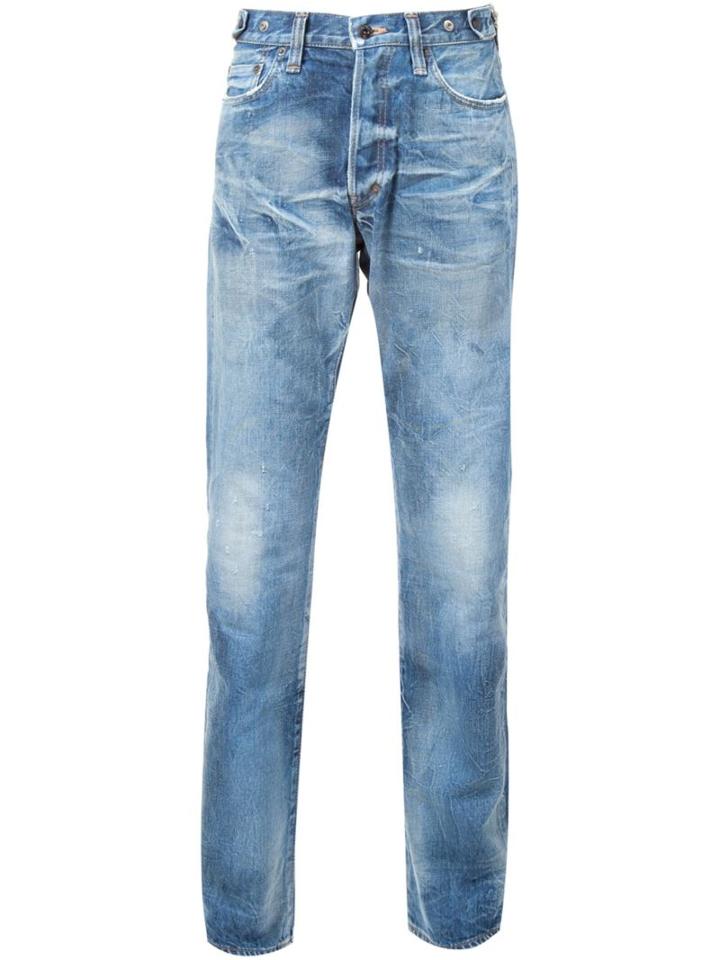 Prps Noir Stonewashed Regular Jeans, Men's, Size: 42, Blue, Cotton