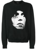 Misbhv Face Print Sweatshirt - Black