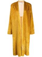 Forte Forte Open Front Coat - Yellow